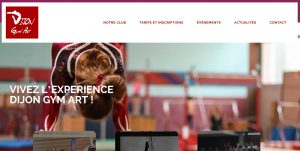 Nouveau site web de Dijon Gym Art